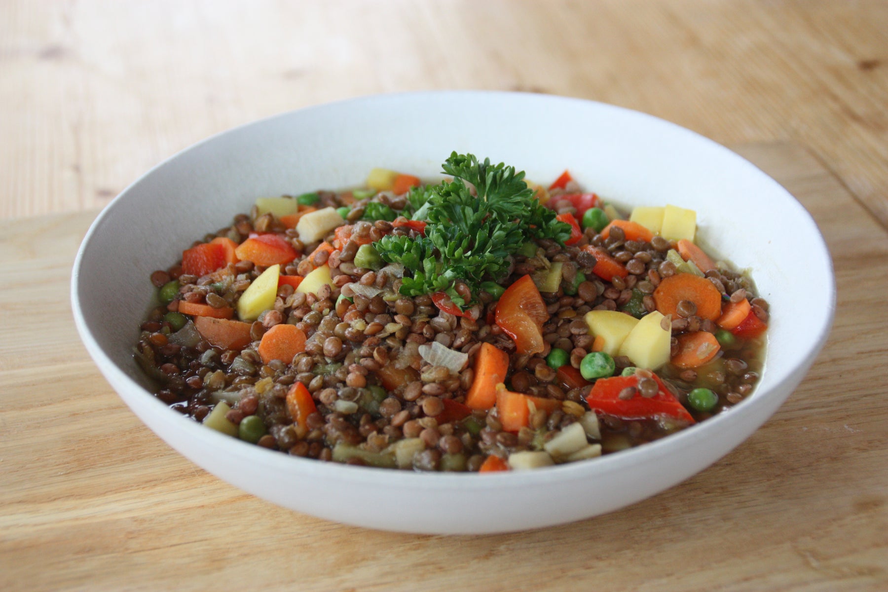 Veganer Linseneintopf