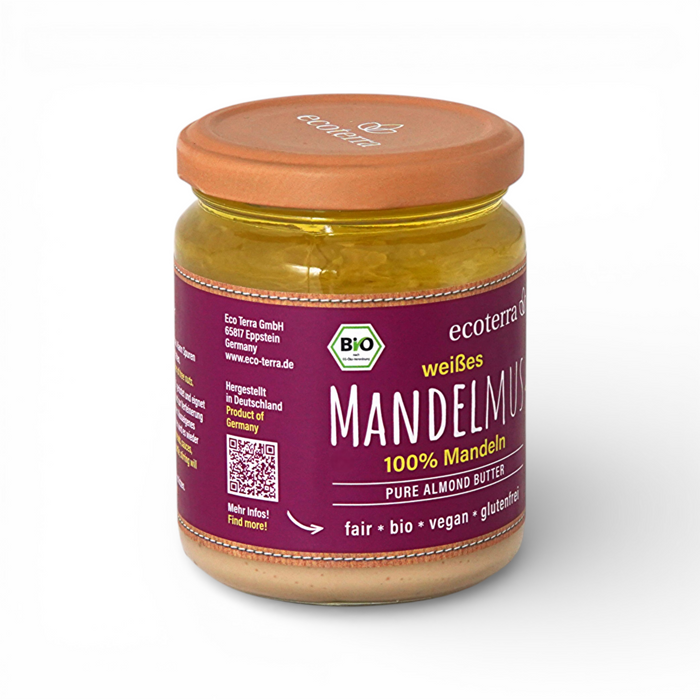 Bio Mandelmus weiß, 100% Mandel, fair gehandelt - 250 g