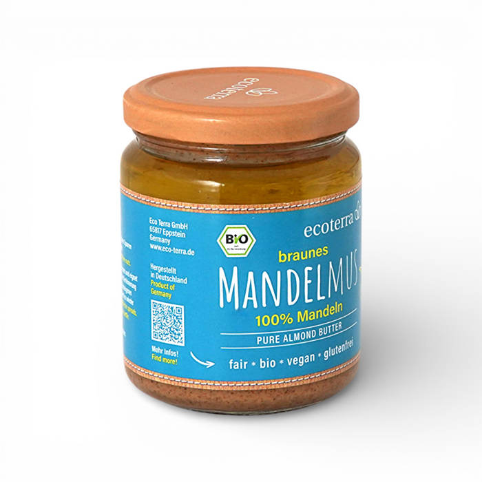 Bio Mandelmus braun, 100% Mandel, fair gehandelt - 250 g