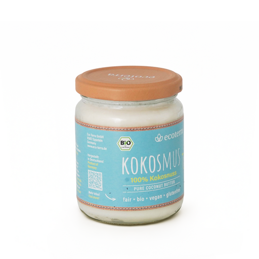 ecoterra Bio Kokosnussmus | 100% Kokosnuss | Fair | 250 g