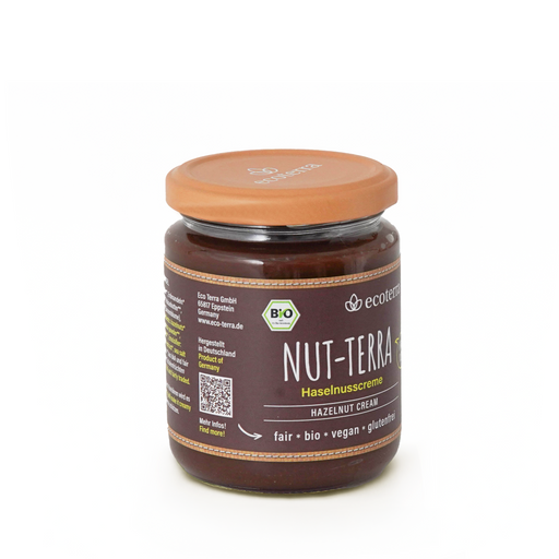 ecoterra Bio Nut-Terra Creme | Haselnusscreme mit Erdmandeln | 250 g