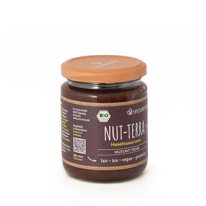 ecoterra Bio Nut-Terra Creme | Haselnusscreme mit Erdmandeln | 250 g