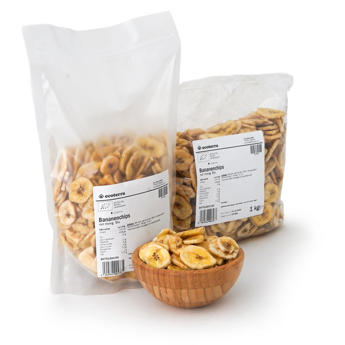 Bio Bananen Chips | mit Honig gesüßt