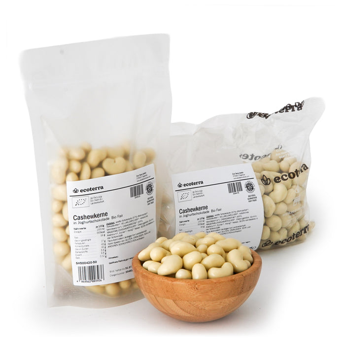 Bio Cashewkerne in Joghurtschokolade | Fair