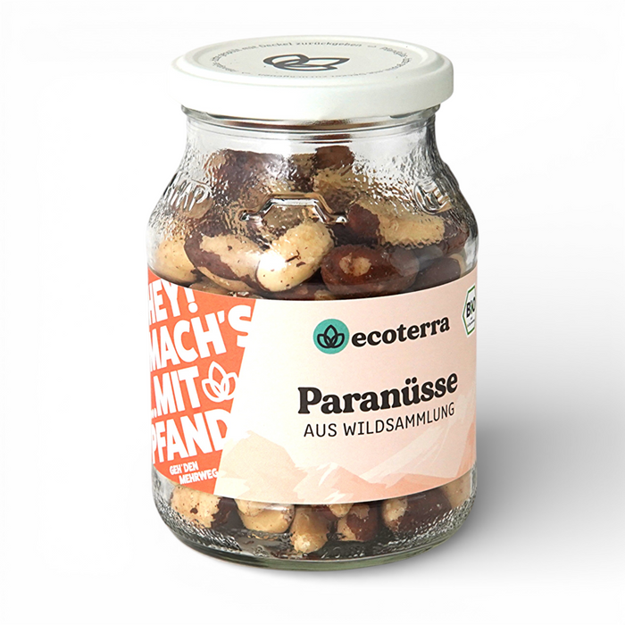 Bio Paranüsse Wildsammlung naturbelassen, fair gehandelt - 280 g | inkl. 15ct Pfand