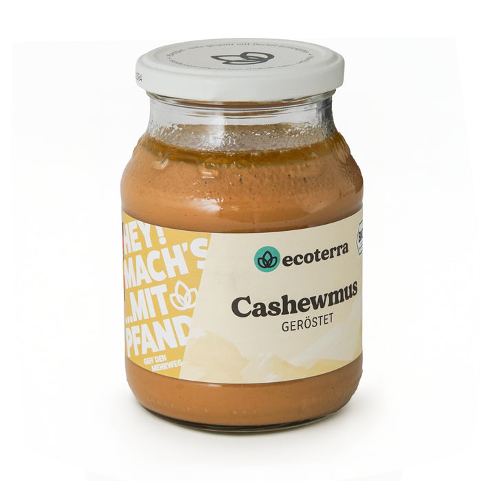 Bio Cashewmus geröstet 100% Cashew | Fair | 500 g | inkl. 15ct Pfand