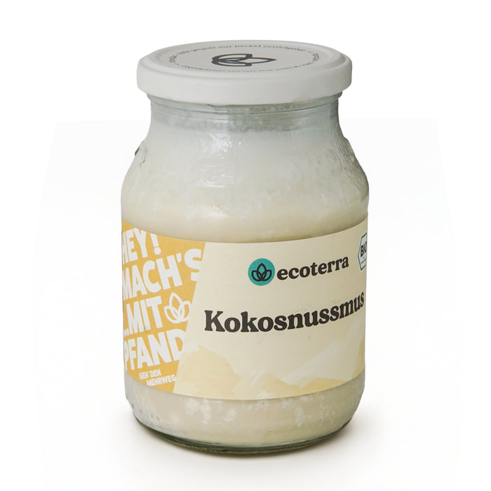 Bio Kokosnussmus 100% Kokosnuss | Fair | 500 g | inkl. 15ct Pfand