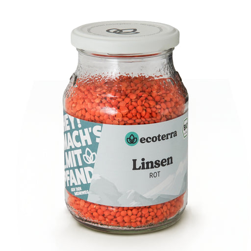 Bio Linsen rot | 400 g | inkl. 15ct Pfand