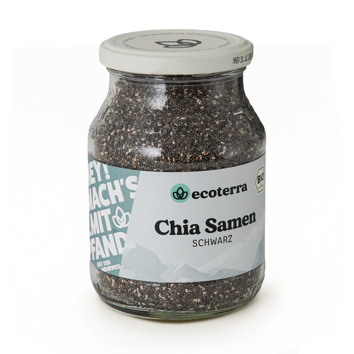 Bio Chia Samen schwarz | 350 g | inkl. 15ct Pfand