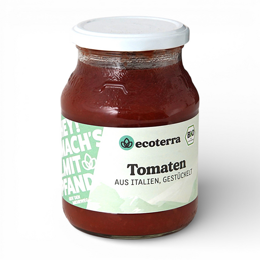 Bio Tomaten aus Italien, gestückelt | 500 g | inkl. 15ct Pfand