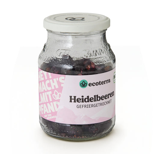 Bio Heidelbeeren gefriergetrocknet  | 40 g | inkl. 15ct Pfand