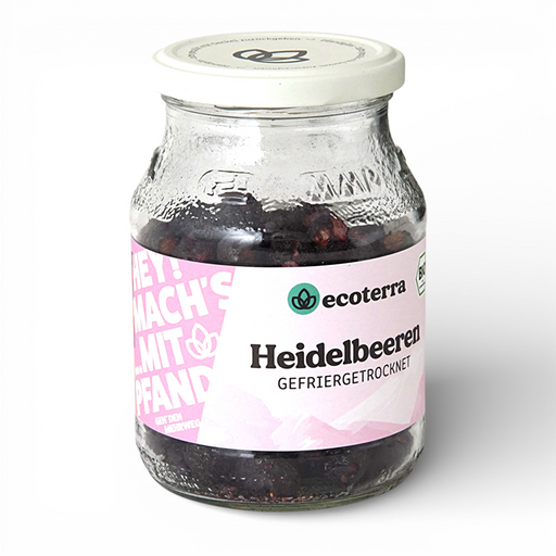 Bio Heidelbeeren gefriergetrocknet  | 40 g | inkl. 15ct Pfand