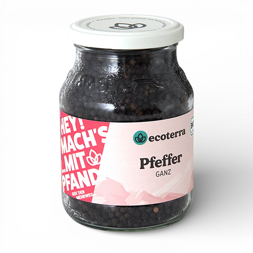 Bio Pfeffer ganz  | 250 g | inkl. 15ct Pfand