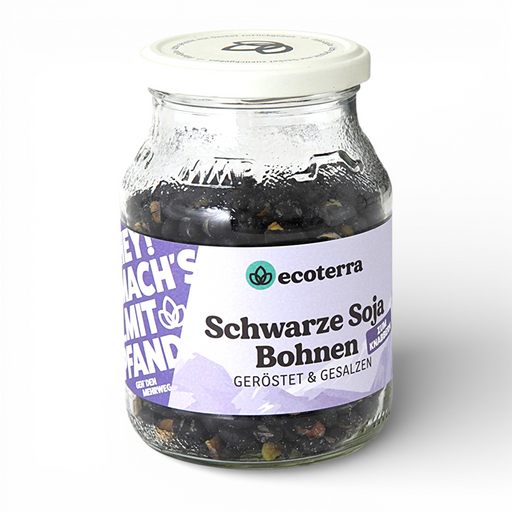 Schwarze Soja Bohnen geröstet & gesalzen - 160 g| inkl. 15ct Pfand