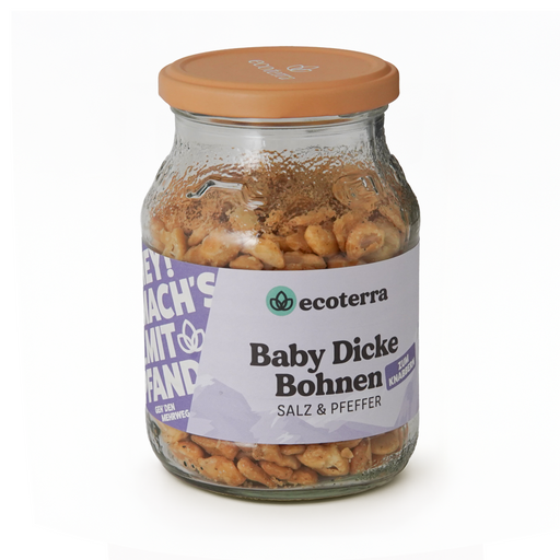 Baby Dicke Bohnen Salz & Pfeffer | 190 g | inkl. 15ct Pfand