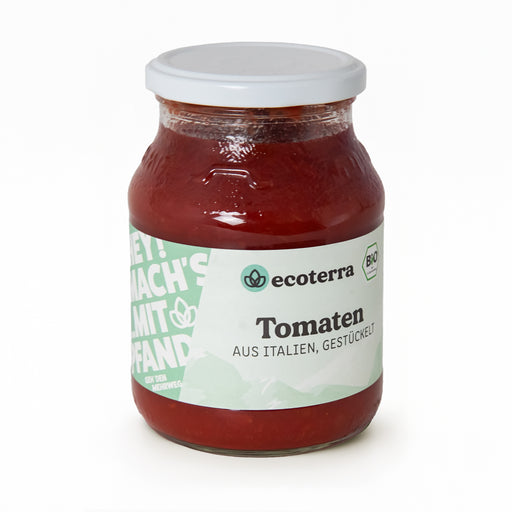 Bio Tomaten aus Italien, gestückelt | 500 g | inkl. 15ct Pfand