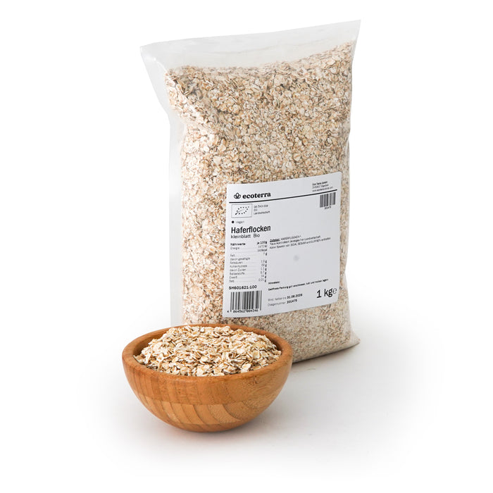 Bio Kleinblatt Haferflocken | vegan | 1 kg