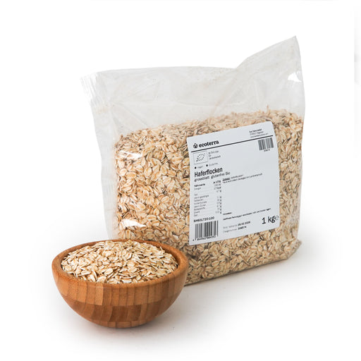 Bio Großblatt Haferflocken | glutenfrei | 1 kg