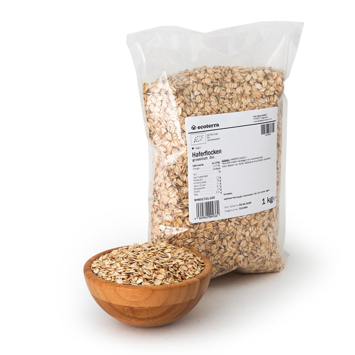 Bio Großblatt Haferflocken