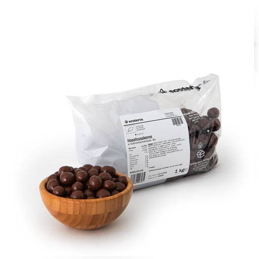 Bio Haselnüsse in Vollmilchschokolade