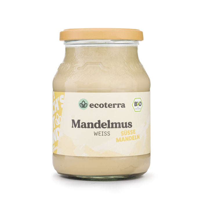 Bio Mandelmus weiß 100% Mandeln (süß) | 500 g | inkl. 15ct Pfand