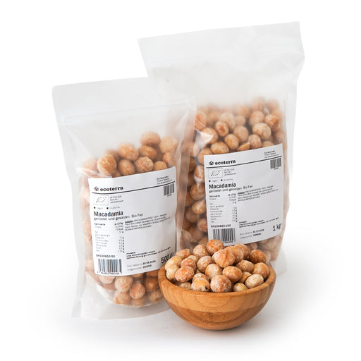 Bio Macadamia | geröstet & gesalzen | vegan | glutenfrei
