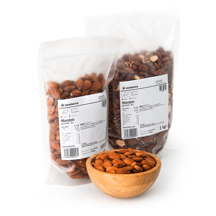 Bio Mandeln | geröstet | vegan | glutenfrei