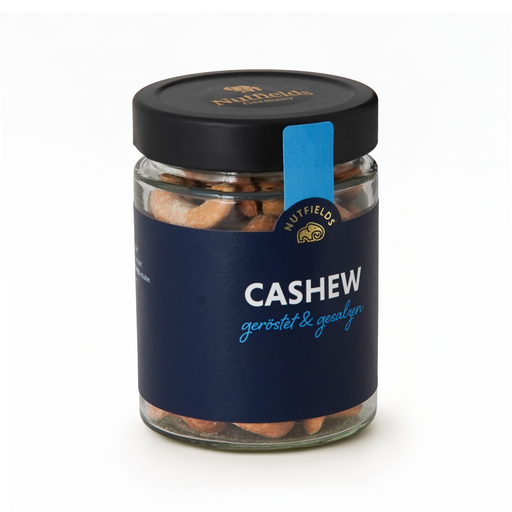 Nutfields Bio Jumbo Cashewkerne | geröstet & gesalzen | Fair | 125 g