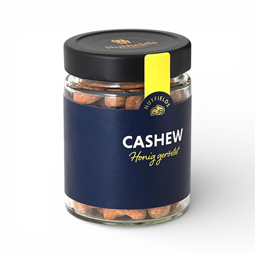 Nutfields Bio Jumbo Cashewkerne geröstet, mit Honig, fair gehandelt - 125 g