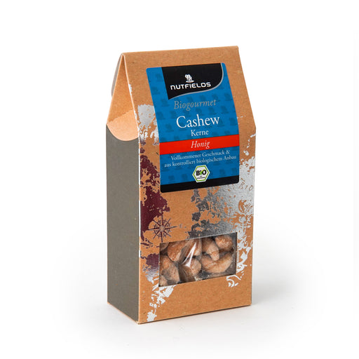 Nutfields Bio Cashewkerne | Honig geröstet | 120 g