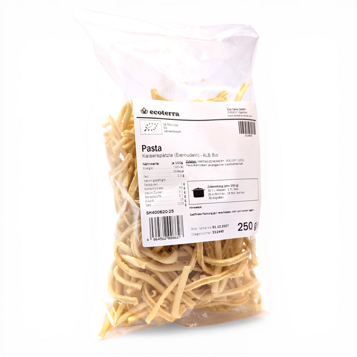 Bio Kaiserspätzle (Eiernudeln), ALB - 250 g