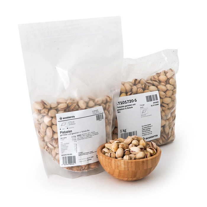 Bio Pistazien in Schale | geröstet & gesalzen