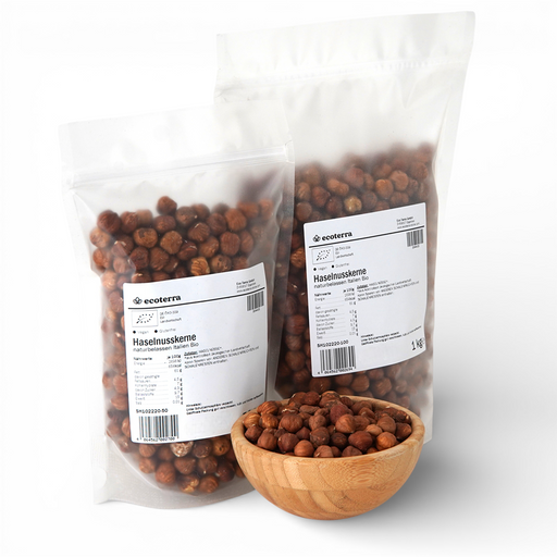 Bio Haselnüsse naturbelassen, fair gehandelt