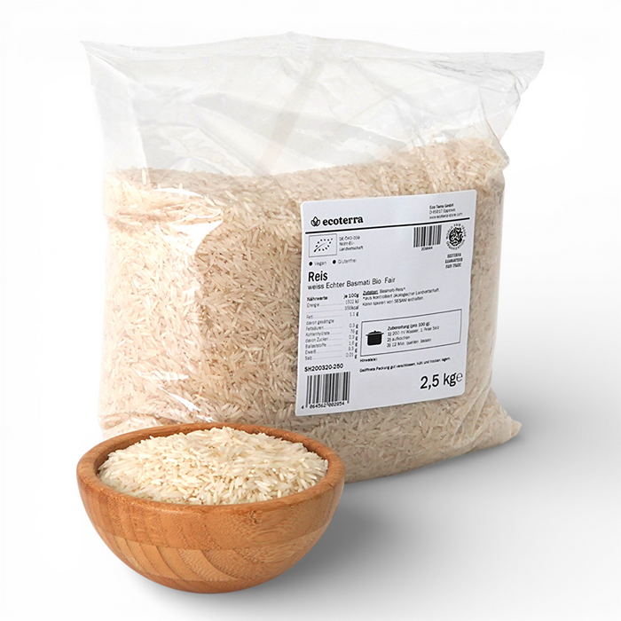 Bio Weißer Basmati Reis