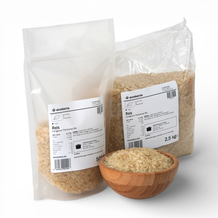 Bio Langkornreis, Parboiled