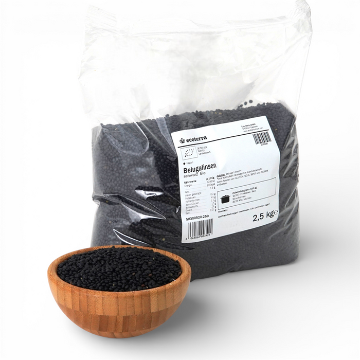 Bio Schwarze Belugalinsen