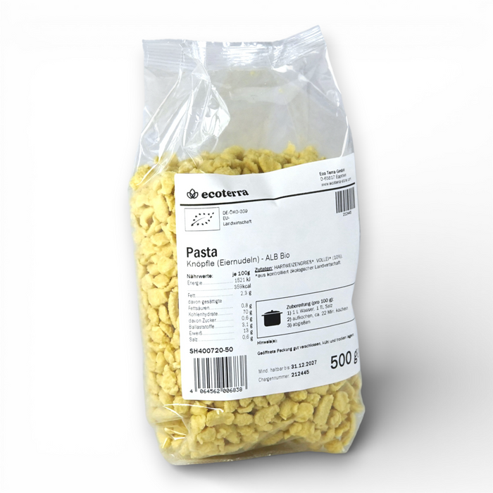 Bio Knöpfle (Eiernudeln) - ALB - 500 g