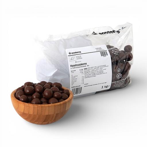 Bio Haselnüsse in Vollmilchschokolade