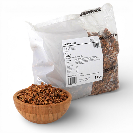Bio Knusper Granola-Hafer Müsli | vegan
