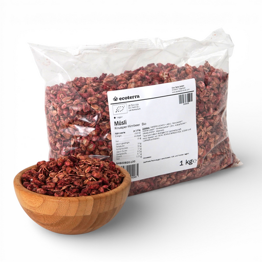 Bio Knusper Himbeer-Müsli | vegan