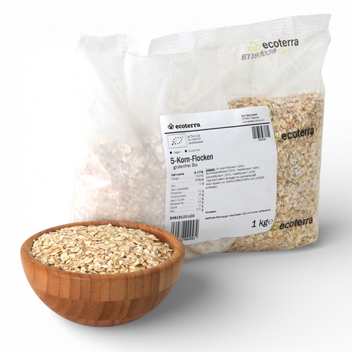 Bio 5-Mix Flocken | glutenfrei | 1 kg