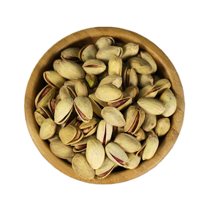 Eco Terra - Pistazienkerne mit Schale | Fettfrei geröstet | mit Meersalz verfeinert